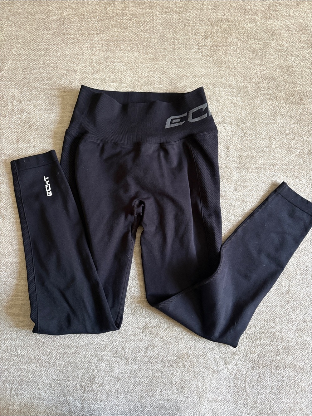 ECHT Black High-Waist Performance Leggings